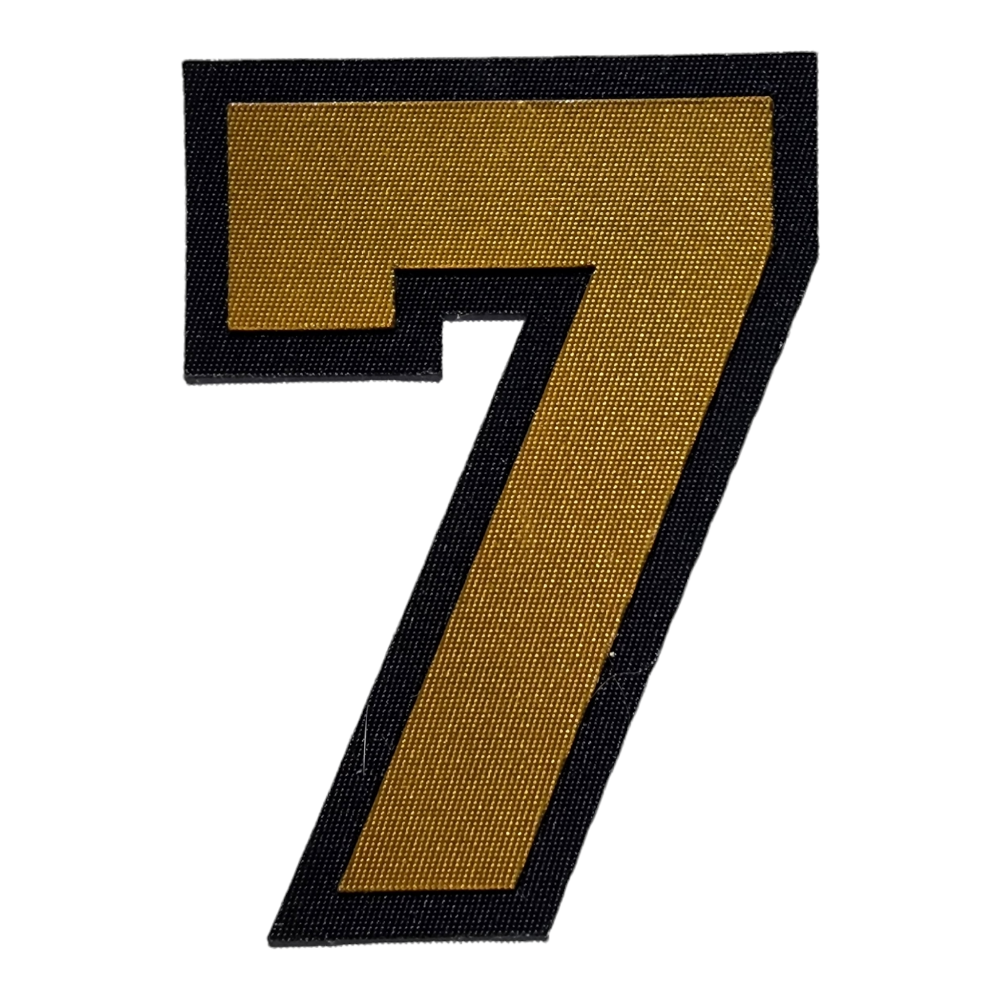 3 inch 2 color tackle twill number 7