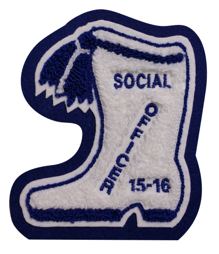 Drill Team Boot Patch - Left, Right Sleeve or Back Design - P10215