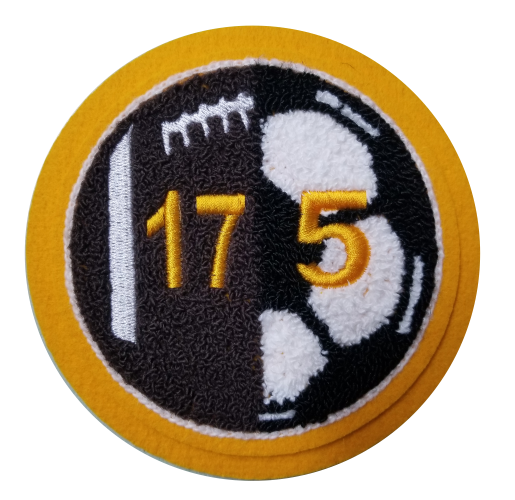 Chenille Letterman Jacket Double Ball Sports Patch