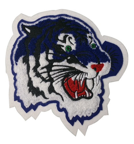 Chenille Tiger Cat Mascot
