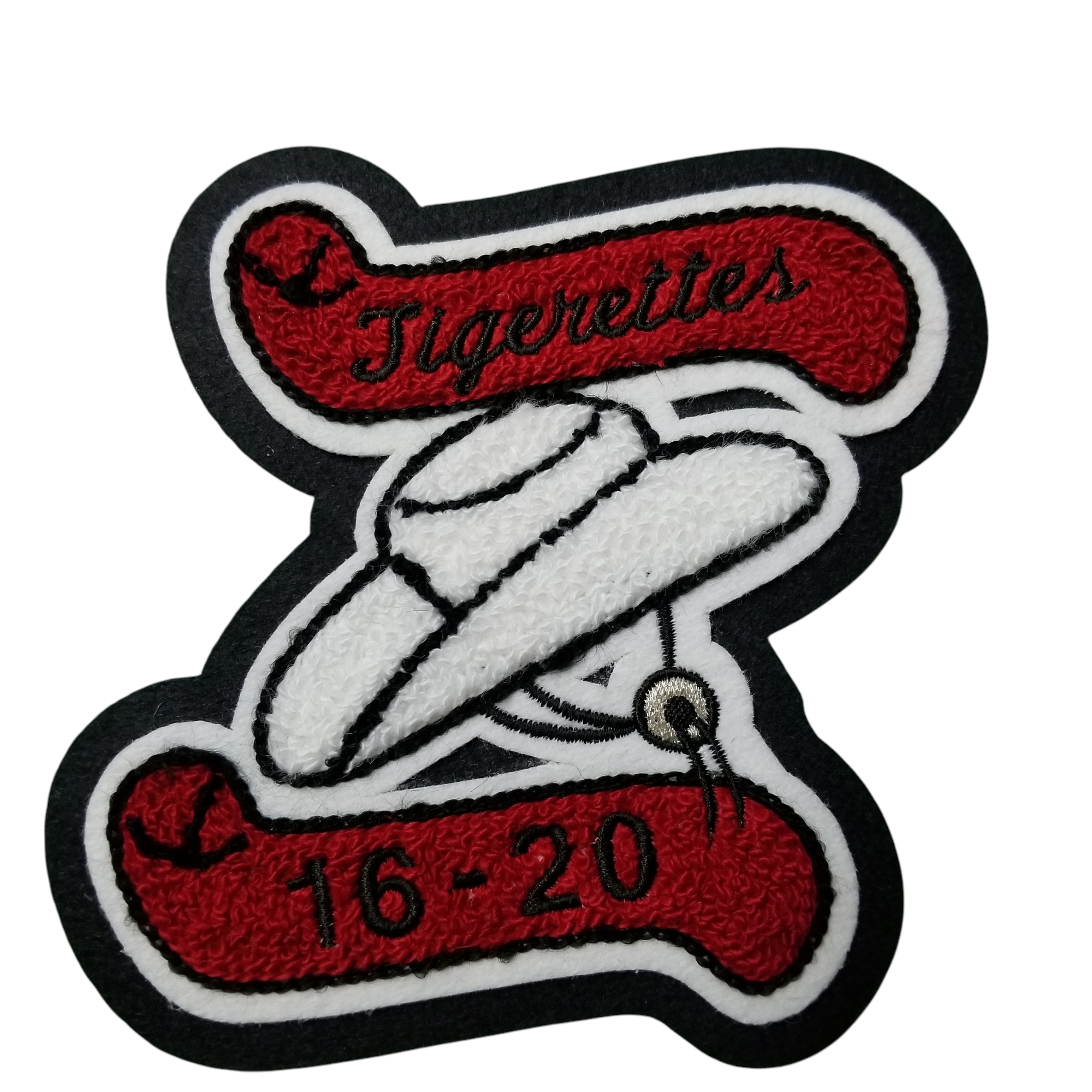 Chenille Letterman Jacket Drill Team Hat With Banners