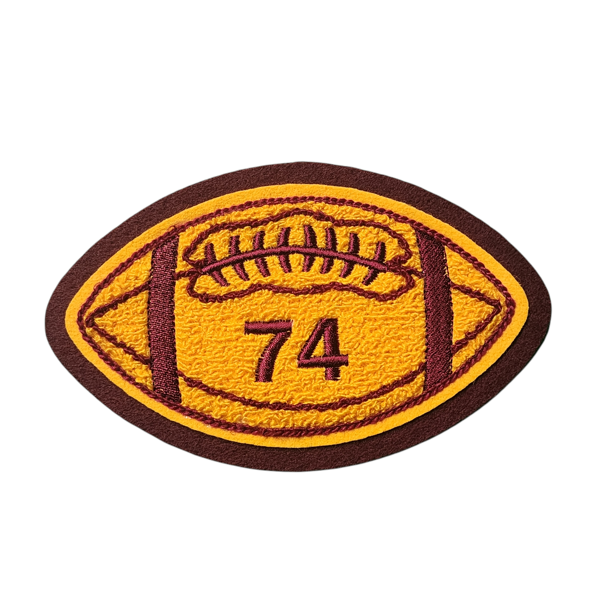 Chenille Football With Details