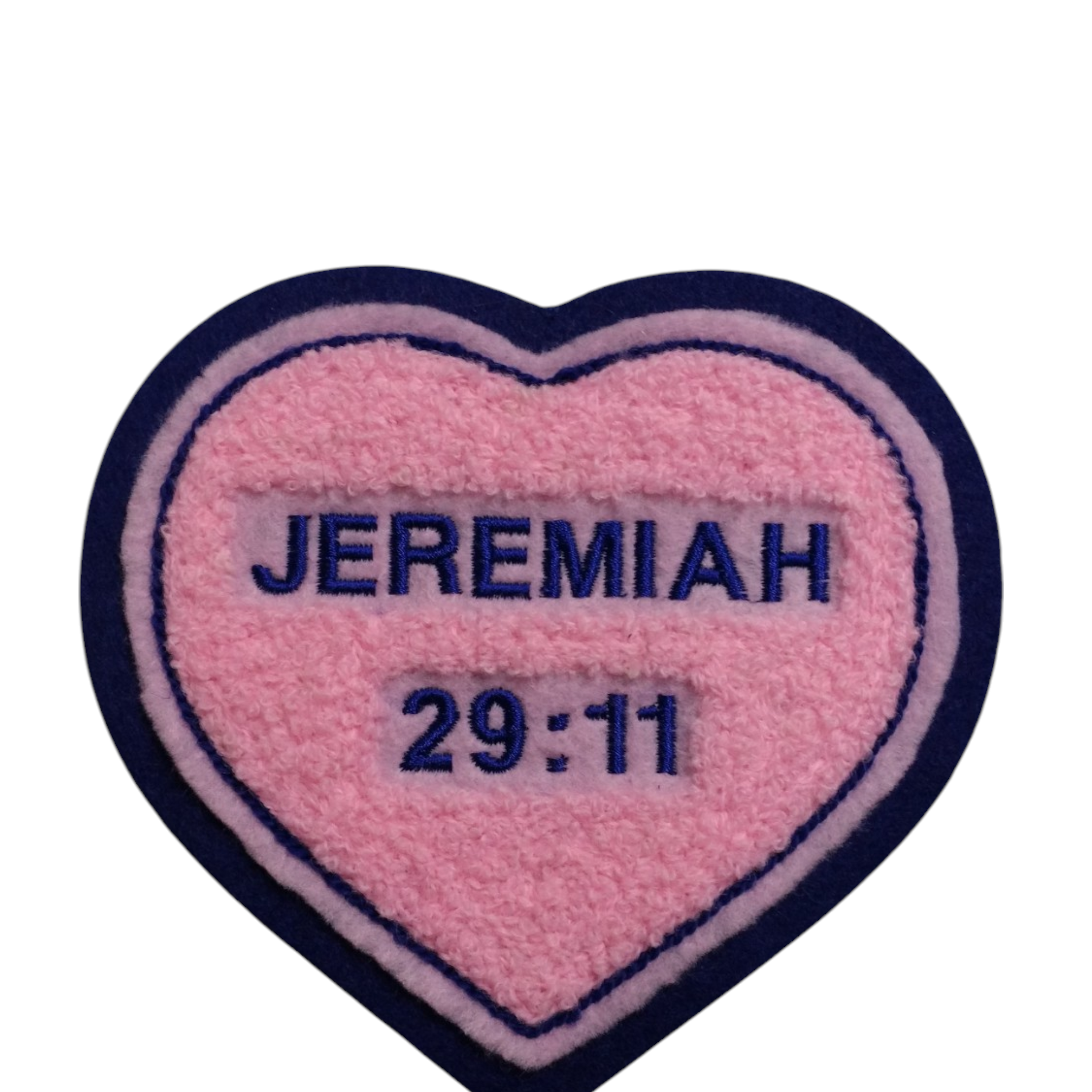 Chenille Letterman Jacket Heart Patch P10051 - 4 My Jacket