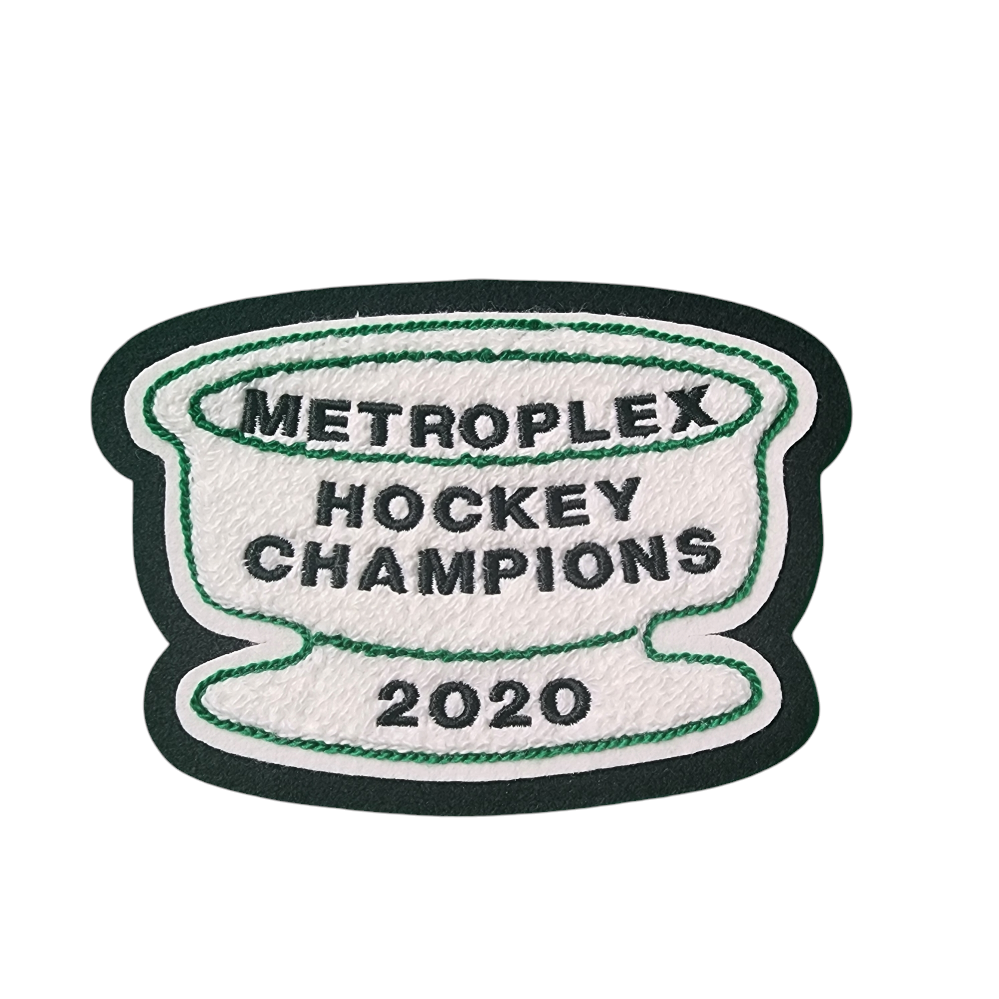 Chenille Hockey Cup Letterman Jacket Patch