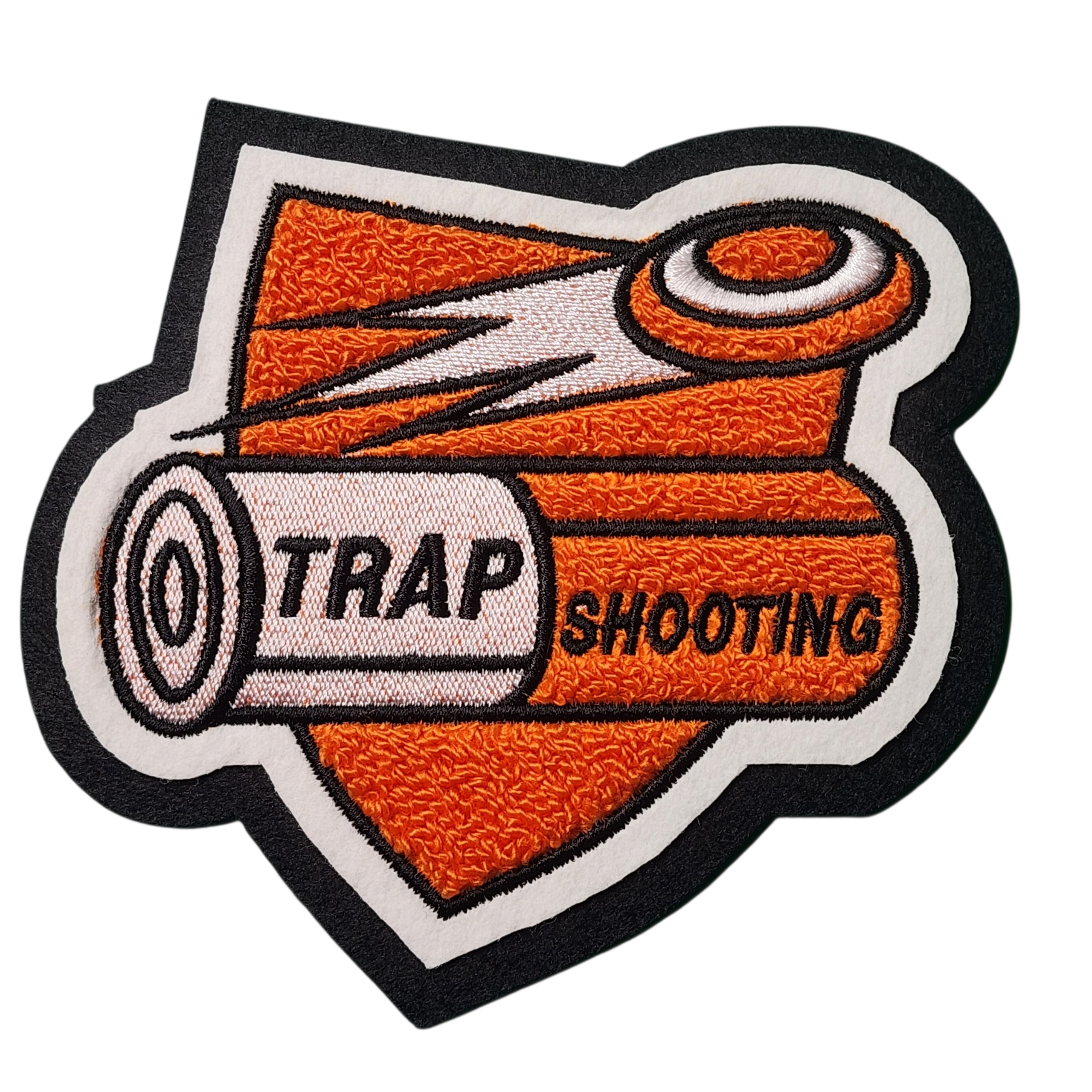 Chenille Letterman Jacket Trap Shooting Patch