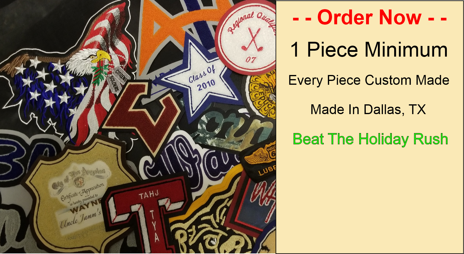 4 My Jacket Chenille Custom Letterman Jacket Patches Dallas TX