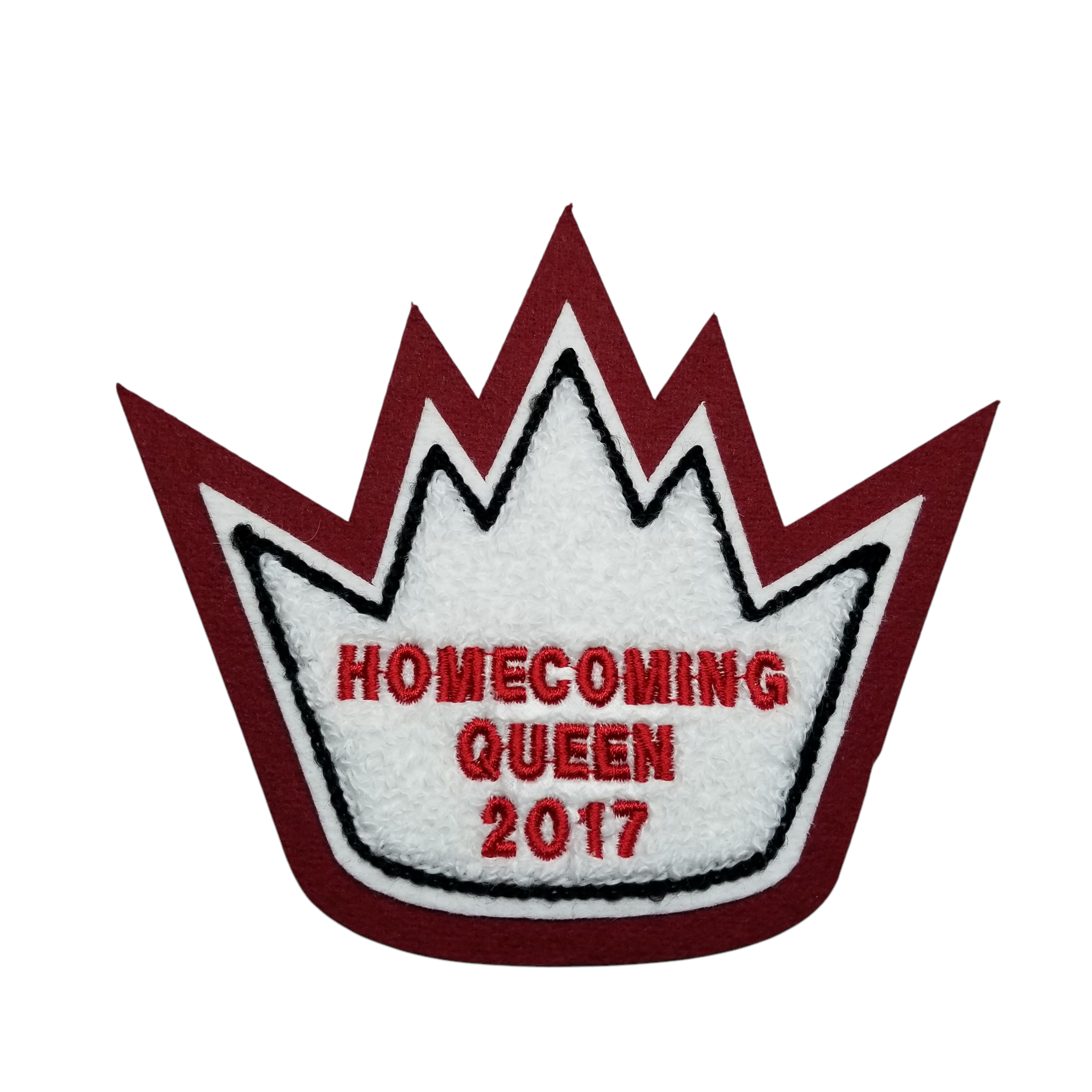 Chenille Letterman Jacket Crown Patch P10024 - 4 My Jacket